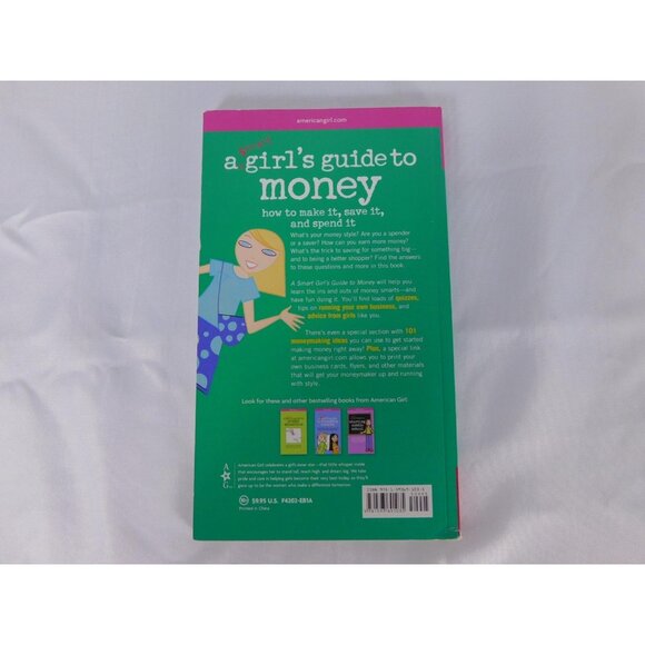 A Smart Girl's Guide to Money Nancy Holyoke American Girl Kids How To Save Spend - Picture 3 of 5